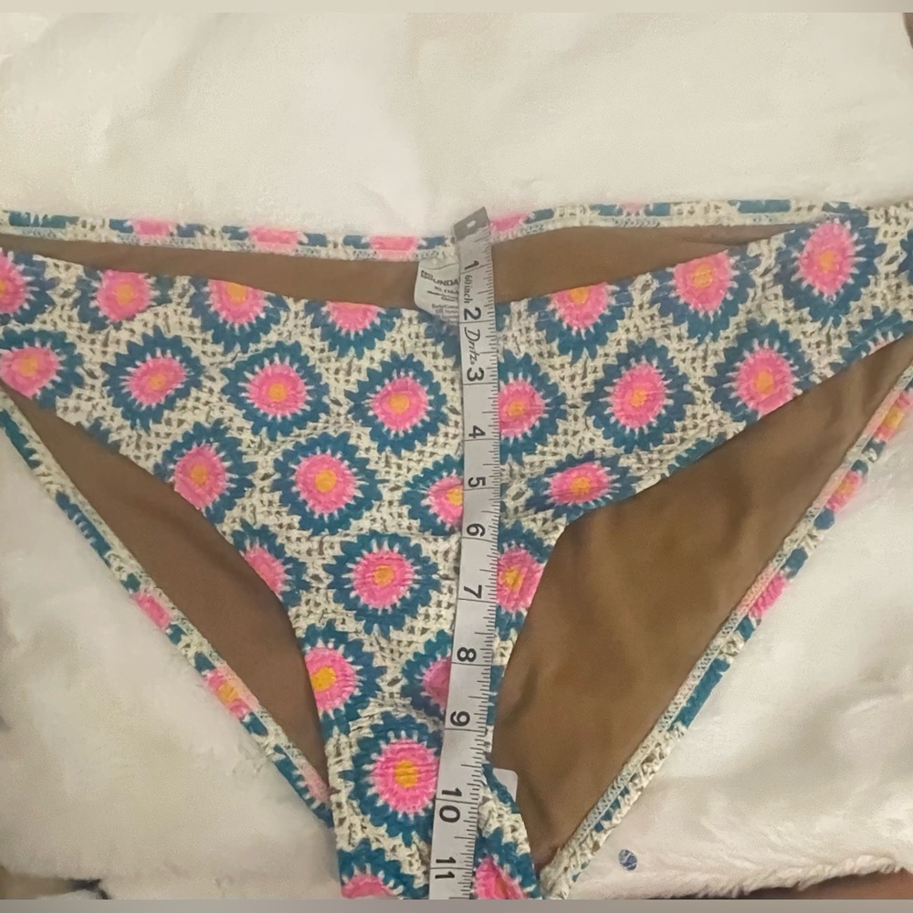 ππ©΅πNo Boundaries Pink and Blue Patterned Bikini Bottom - Picture 5 of 8